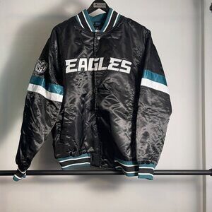 Starter philadelphia eagles Satin Jacket size XL